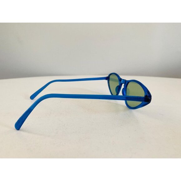 Vintage Cat Eye Sunglasses, Protex Deadstock 1950s/1960s Sunglasses, Blue Framed